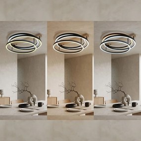 Toolight Toolight, LED stropné svietidlo, 60cm, 70W, 4000K, 3000lm, SWE058-C, čierna matná, OSW-20158