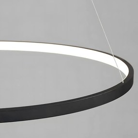 Toolight Toolight, LED stropné svietidlo 40cm, 24W, 3000K, LHJ011-CP, čierna, OSW-60006
