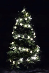 Vianočná LED svetelná reťaz so snehovými vločkami SLUMI