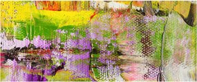 Obraz abstrakcie - maľba (120x50 cm)
