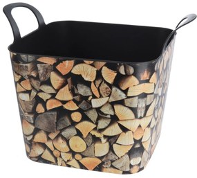 Univerzálny flexi kôš Wood 36 l, 39 x 39 x 30 cm