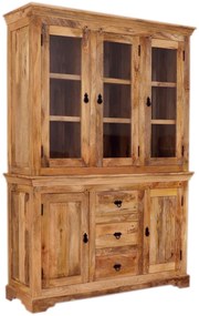 furniture-nabytek.cz - Vitrína z masívu mango 140x200x45