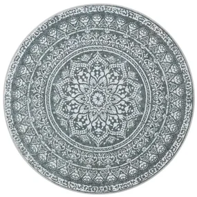 Koberec Boho-Stil antracitový kruh