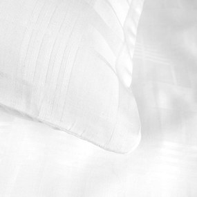 SATÉNOVÉ OBLIEČKY MARSELA EXCLUSIVE 140X200 CM, 1KS 70X80 CM BIELE