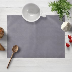 Biante Zamatové prestieranie na stôl Velvet Prémium SVP-013 Sivé 30x40 cm