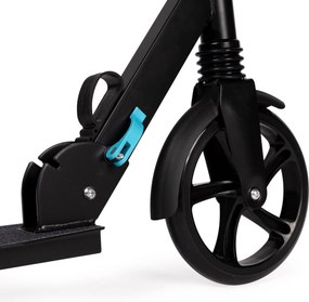 Bauerkraft Skladacia mestská kolobežka pre deti a mládež, nastaviteľná 95–105 cm, 200 mm s odpružením