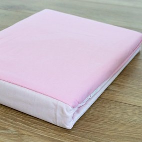 HOME ELEMENTS Bavlnené obliečky, smotanová + ružová, jednolôžko, II. akosť