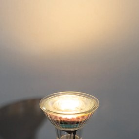 Sada 5 stmievateľných LED žiaroviek GU10 50 mm v Kelvinoch, číra, 4,5 W, 345 lm, 2000 – 2700 K