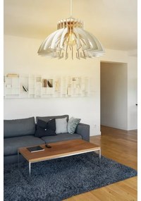 Luster na lanku 1xE27/60W/230V biela pr. 39 cm