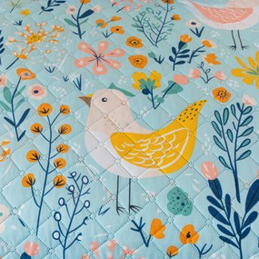 Prehoz na posteľ SPRING TWEET, farebný Rozmer: 170 x 210 cm