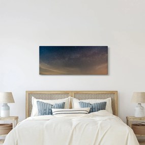 Obraz nočnej oblohy (120x50 cm)