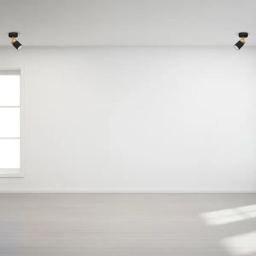 Bodové svietidlo JOKER 1xGU10/25W/230V čierna/zlatá