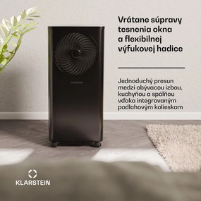Klarstein Aero Ring 9K, Smart, klimatizácia, 9 000 BTU, mobilná a inteligentná, pre max. 31 m², hlasové ovládanie