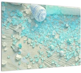 Obraz - Prímorská atmosféra v tyrkysových odtieňoch (70x50 cm)