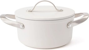 Elmich Nepriľnavý keramický hrniec Zen Ø 18 cm – krémovobiela