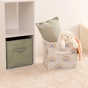 Úložný box Rainbow, sada 2ks, 29x29x29 cm, viacfarebná