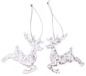 Plastové vianočné ozdoby v súprave 2 ks 7 cm – Dakls