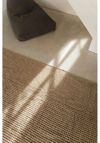 Kaki prateľný/ručne tkaný vlnený behúň 80x230 cm Unexpected Wool – Lorena Canals