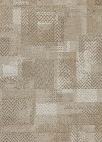 Koberce Breno Metrážny koberec FOLK 30, šíře role 400 cm, béžová, viacfarebná