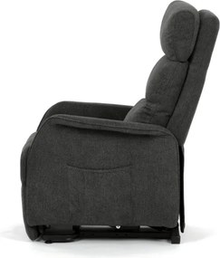 Polohovacie kreslo sivé, elektrické TV-L8960 GREY2