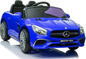 LEAN CARS Autobatérie Mercedes SL65 S Modrý lakovaný LCD displej