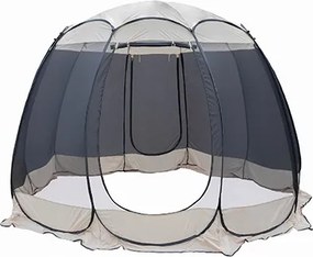 JU Záhradný stan 360 x 360 x 235 cm s sieťou proti hmyzu
