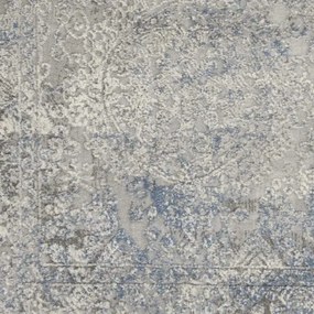 Koberec RUSTIC TEXTURES 9 IVORY/L. modrý