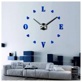 Moderné nalepovacie nástenné hodiny | 3D hodiny 12S011-Wanduhr
