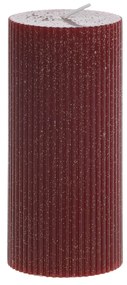 Chic Antique Trblietavá sviečka Grooves Glitter Cherry 15 cm