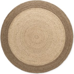 Hanse Home, Kusový koberec Jutta 106224 Natur Ivory/Grey/Beige kruh, 100x100 (priemer) kruh, béžová, chodba / predsieň