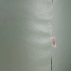 Taburetka Cubo strieborná ekokoža