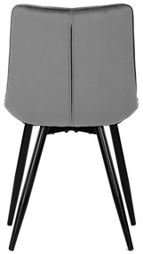 Sada jedálenských stoličiek CT-384 GREY4, 4 ks