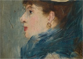 Obraz - Edouard Manet, Portrait of a Lady, reprodukcia (70x50 cm)