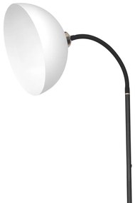 Stojacia lampa Zack, 1x biele PVC tienidlo, b
