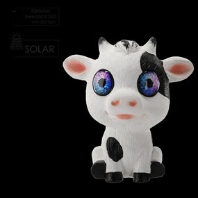 ZÁHRADNÁ FIGÚRKA – KRÁVA S LED OSVETLENÍM 25 x 17,5 x 27,5 CM *0241