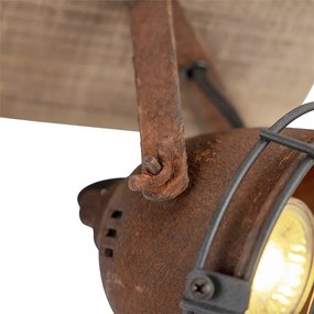 Inteligentný reflektor hrdzavo hnedý nastaviteľný vrátane 3 WiFi GU10 - Gina