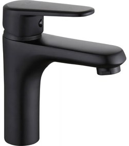 Mexen Alda, umývadlová batéria h-140, čierna matná, 746100-70