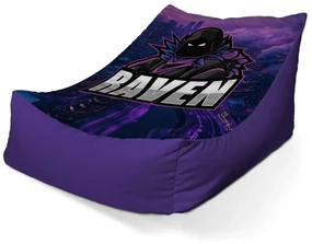 Sablio Sedací vak Lounge FORTNITE RAVEN Steampunk mesto - 120 x 100 x 80 cm