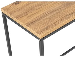 Konzolový stolík CANVAS 80x100 cm borovica atlantic/čierna