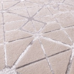 Koberec v strieborno-ružovej farbe 230x160 cm Aurora - Asiatic Carpets