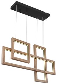 Globo 67287H1 - LED luster na lanku MANDERA LED/40W/230V hnedá