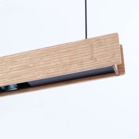 Immax NEO 07304L - LED stmievateľný luster na lane MADEIRA 33W/230V Wi-Fi Tuya 152 cm dub