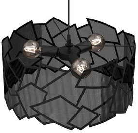 Luster na lanku CAMO 3xE27/15W/230V čierna