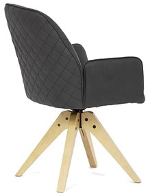 Autronic BONTEC Jedálenská stolička, čierna, látka, HC-539 BK3 Farba: Čierna