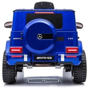 LEAN CARS Elektrické autíčko Mercedes G63 - lakované - modré - 2x45W - 12V7Ah - 2023