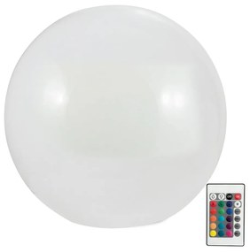 Polux LED RGBW Solárna lampa BALL LED/1,2V pr. 40 cm IP65 + diaľkové ovládanie SA1882