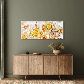 Obraz - Slnečnica, maľba (120x50 cm)