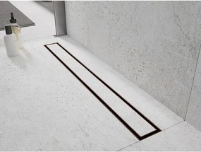 Mexen Flat 360° M13 sprchový žľab 2v1, 70 cm, ružové zlato, 1610070-40