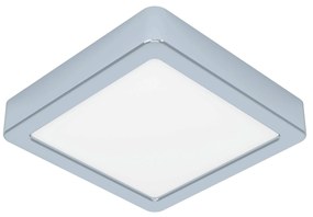 EGLO LED stropné osvetlenie do kúpeľne FUEVA 5, 11W, teplá biela, 16x16cm, hranaté, chrómované