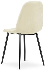 Set troch jedálenských stoličiek COMO béžový (3 ks)